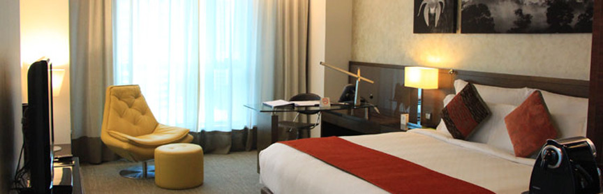 Gtower Hotel Kuala Lumpur Dış mekan fotoğraf A room at the hotel